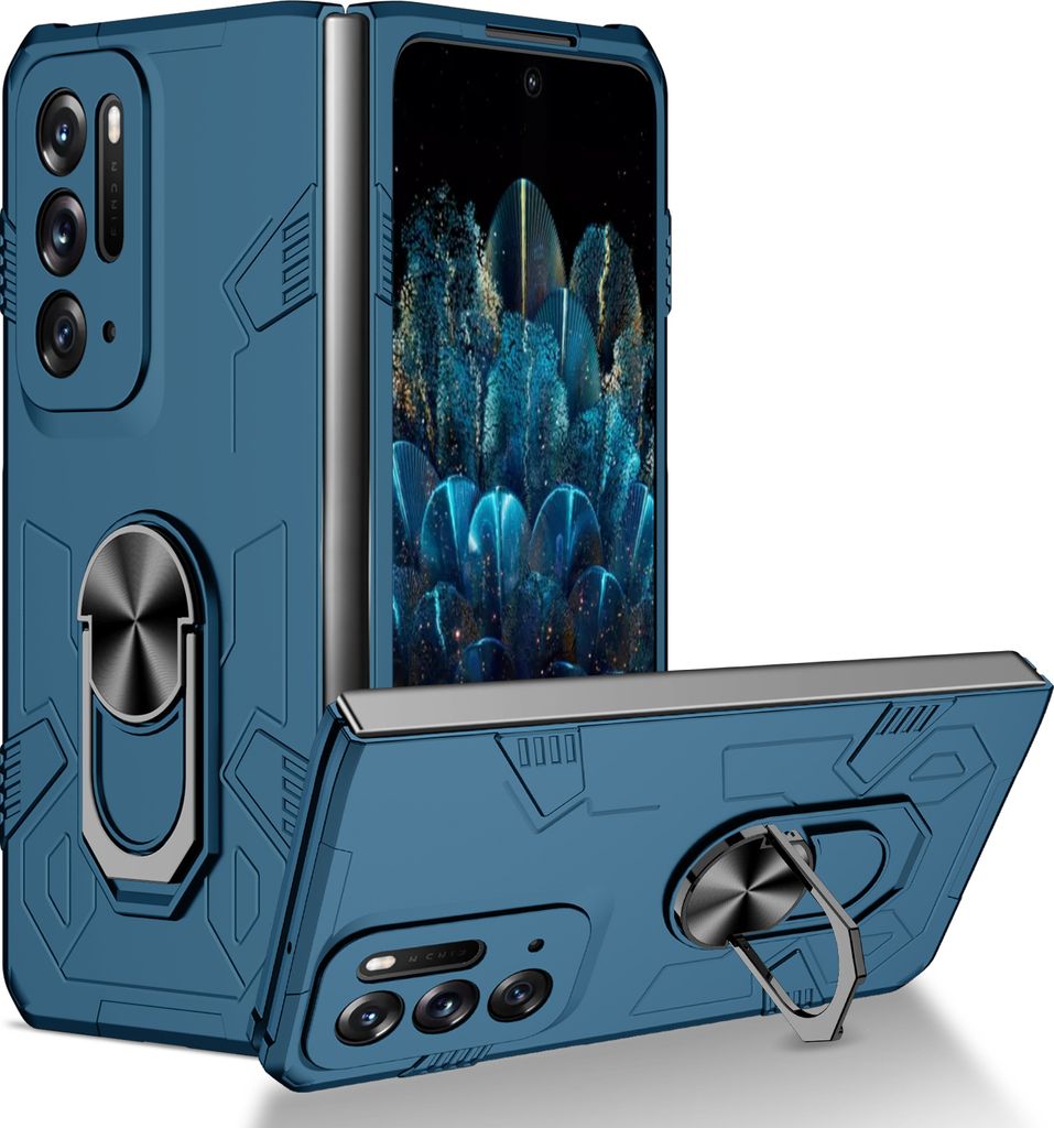 Oppo Find N Hülle, Robust Harter PC, Stoßfest, Ringhalter, Produktbild 