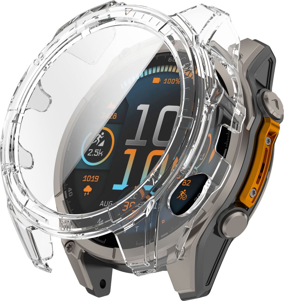INF Smartwatch-Hülle für Garmin Fenix 8 Solar Transparent 47 MM