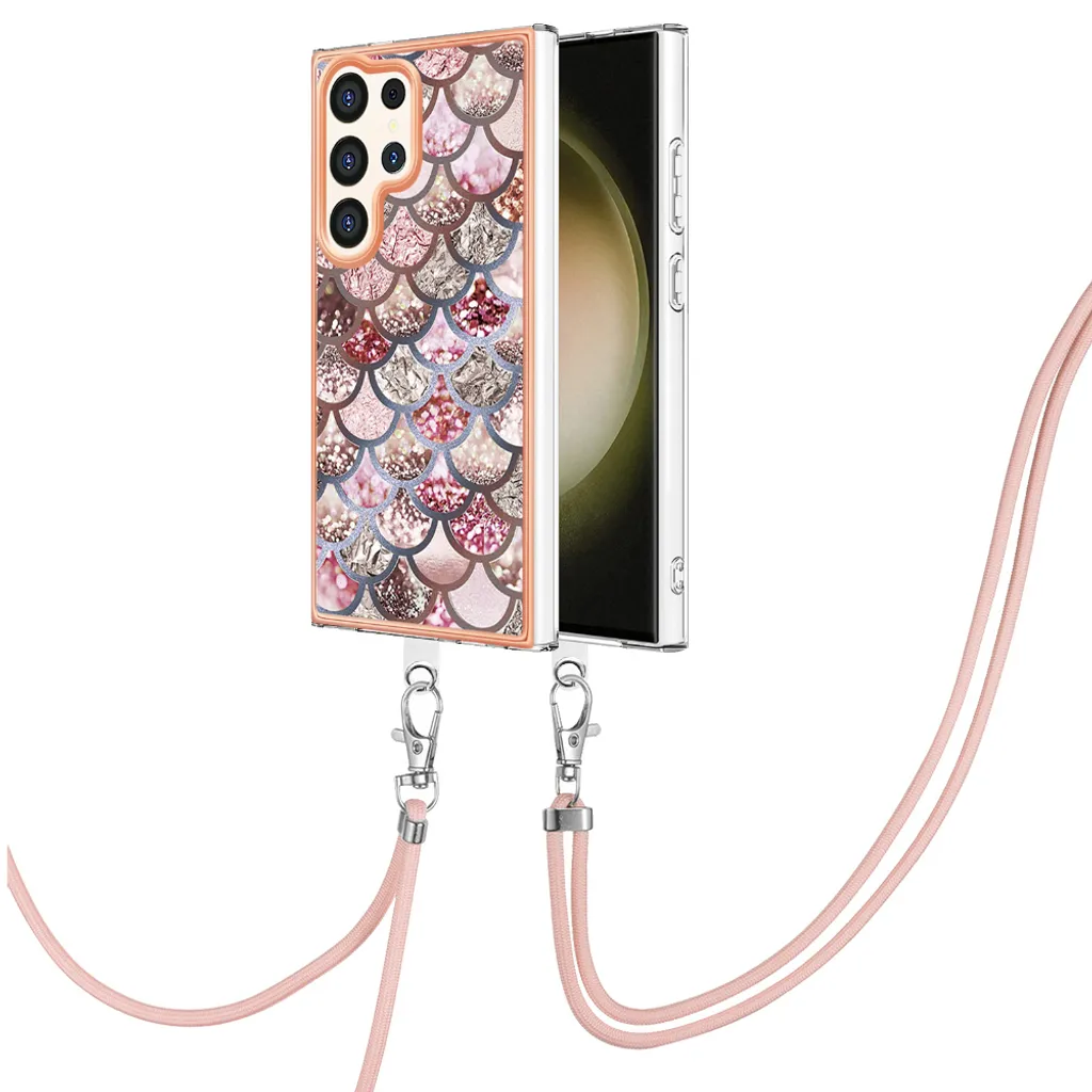 Cover Samsung S25 Ultra con Laccio Regolabile | Design Caffè Trendy