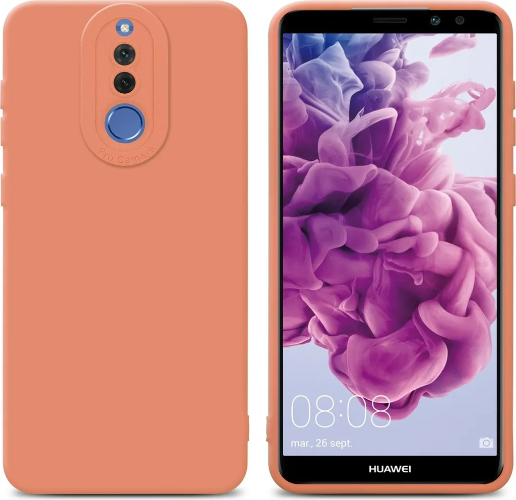 Custodia Sportiva Huawei Mate 10 Lite Cadorabo - Arancione Alta Visibilità