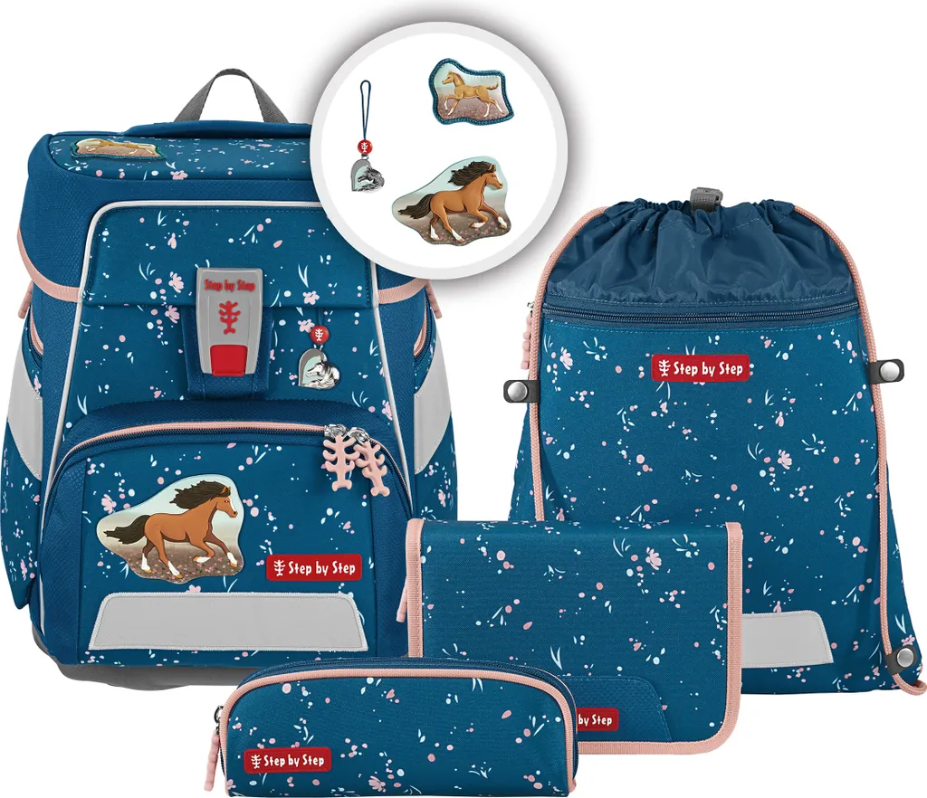Cartable fille Step by Step SPACE Wild Horse avec dos réglable