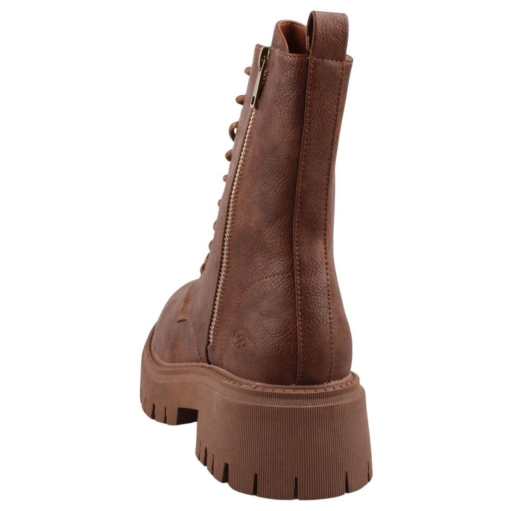 Dockers By Gerli Damen Combat Boots – Wasserabweisende Stiefeletten, Schnürung, Aus Polyurethan