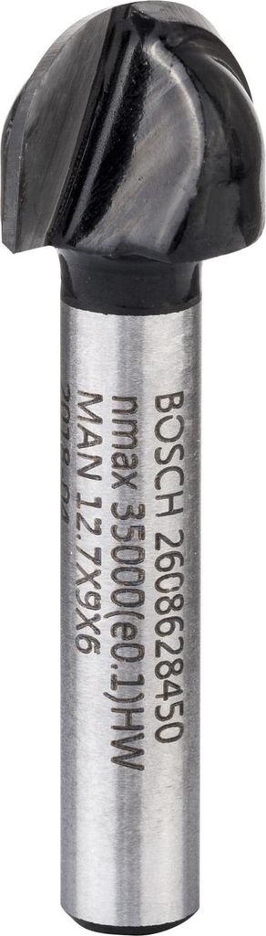 PRO Hohlkehlfräser, R 6,3, Schaft 6 mm