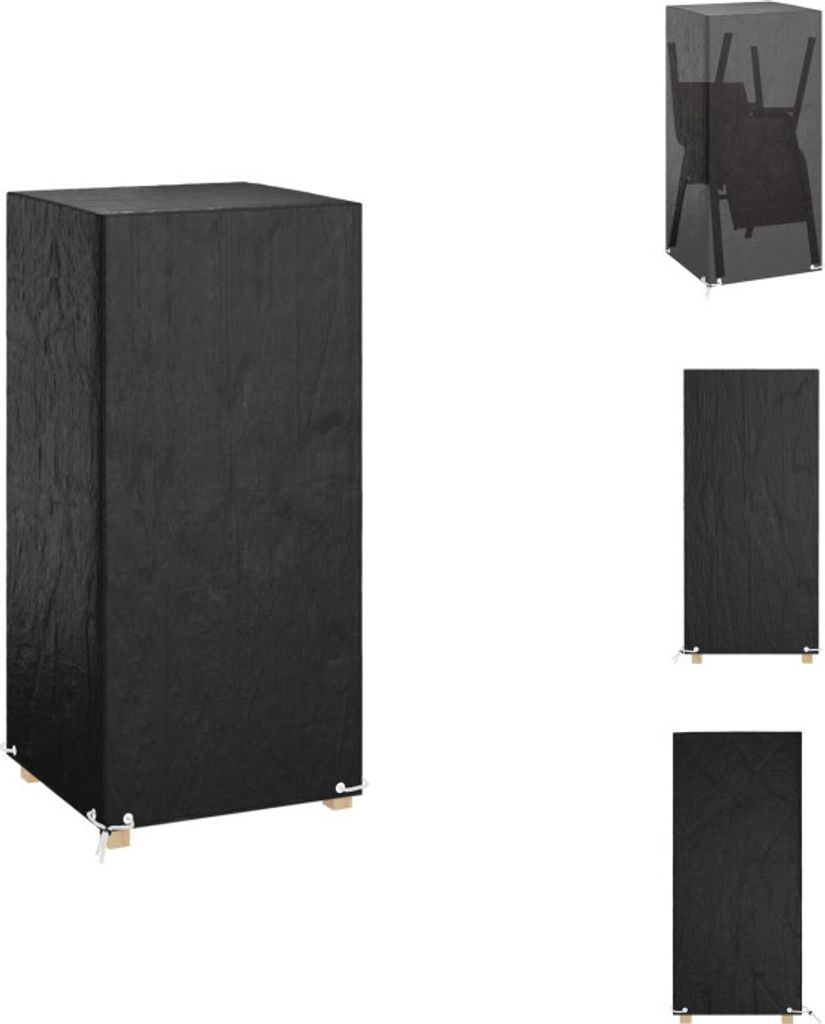 vidaXL Abdeckung für Gartenstuhl 8 Ösen 75x70x140 cm Polyethylen - Gartenmöbel-Schutzhüllen