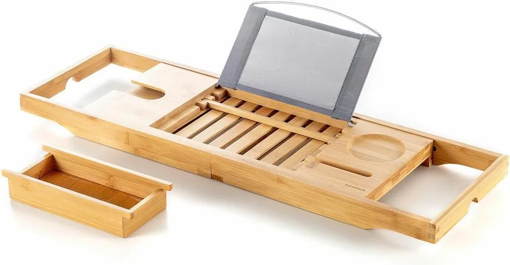 Mensola da bagno estraibile in bambù Trayth InnovaGoods