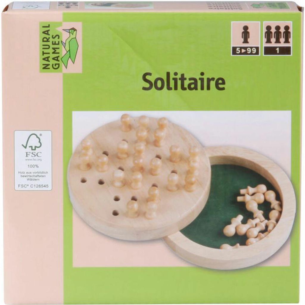 Prírodné hry Solitaire Holz 12 cm Obrázok produktu 