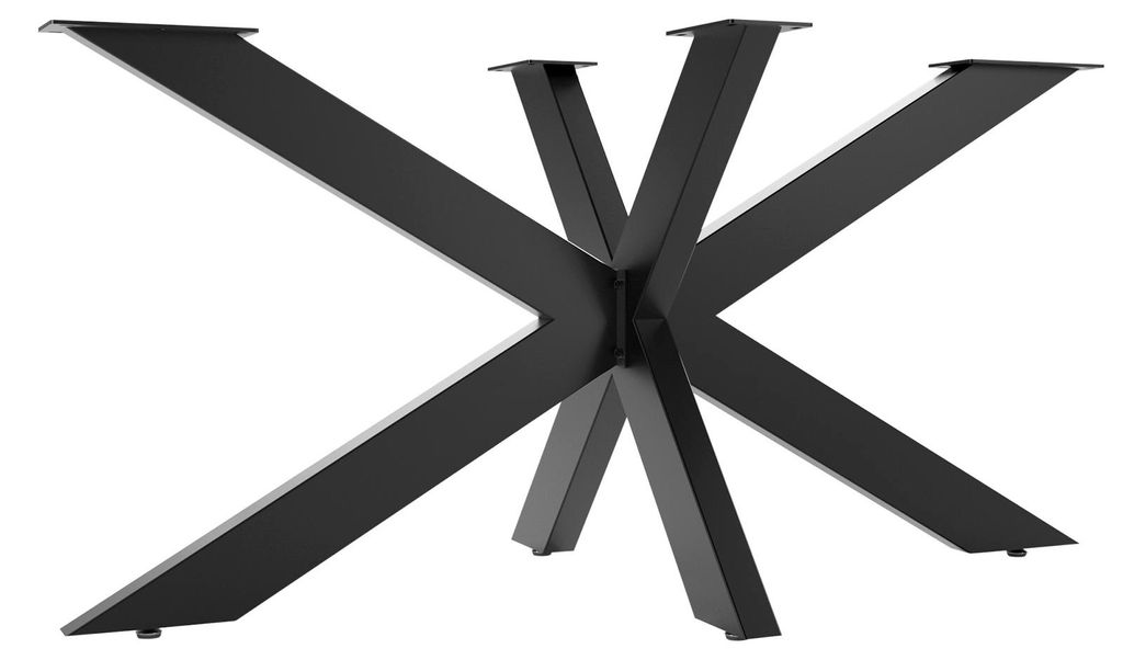 SOTECH Tischgestell SPIDER 1500 x 780 x 710 mm – schwarz, Stahl