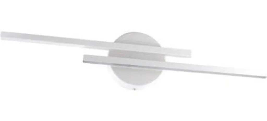 Plafonnier LED Salle de Bain IP44 2x7W Blanc Neutre pour Cuisine et Eau