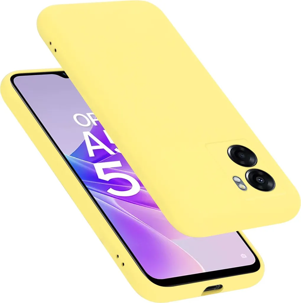 Custodia Protettiva Cadorabo per Oppo A57 5G / A77 5G | TPU Giallo
