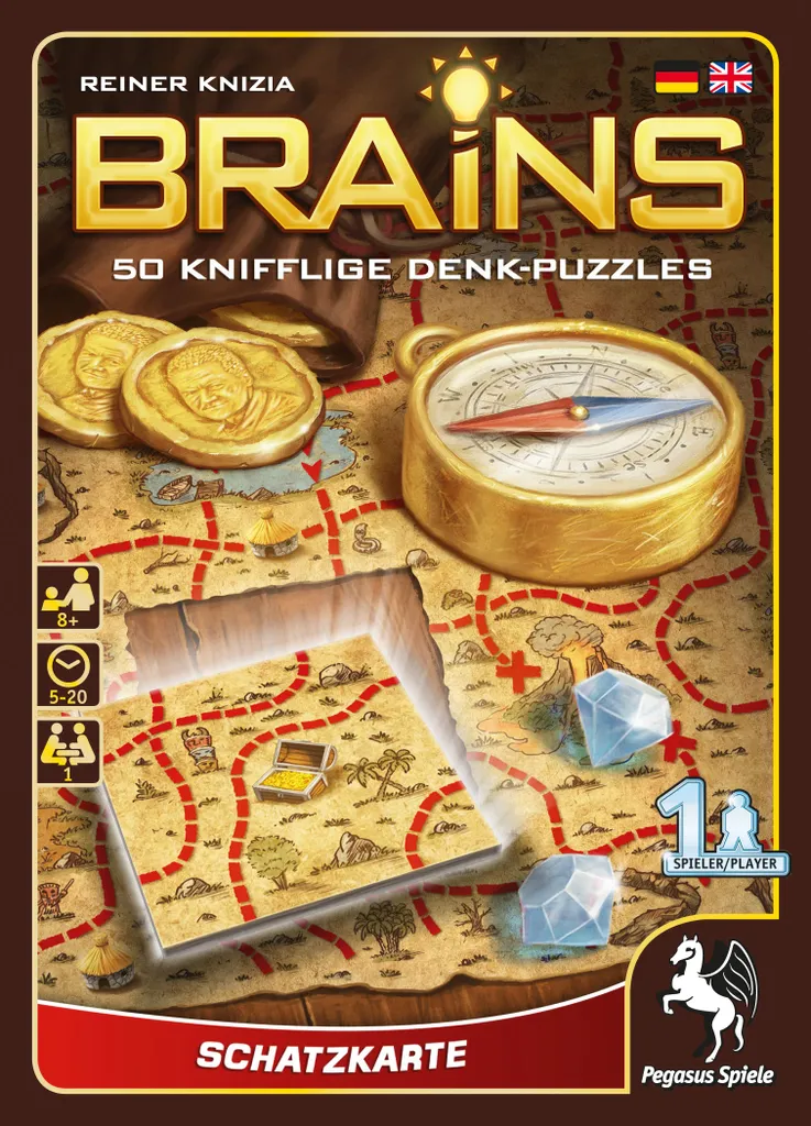 Pegasus Brains Carte au Trésor STK - Design Vintage et Haute Qualité