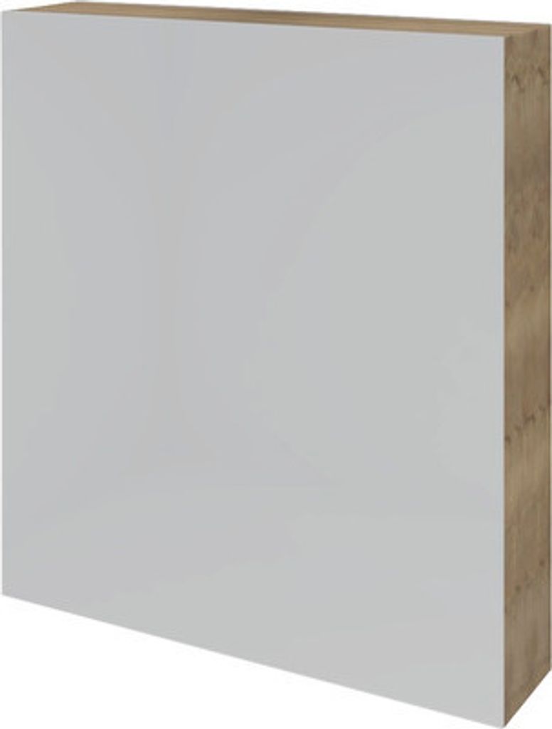 Spiegelschrank Sanox K-Line 60 x 13 x 70 cm eiche natur 1-türig