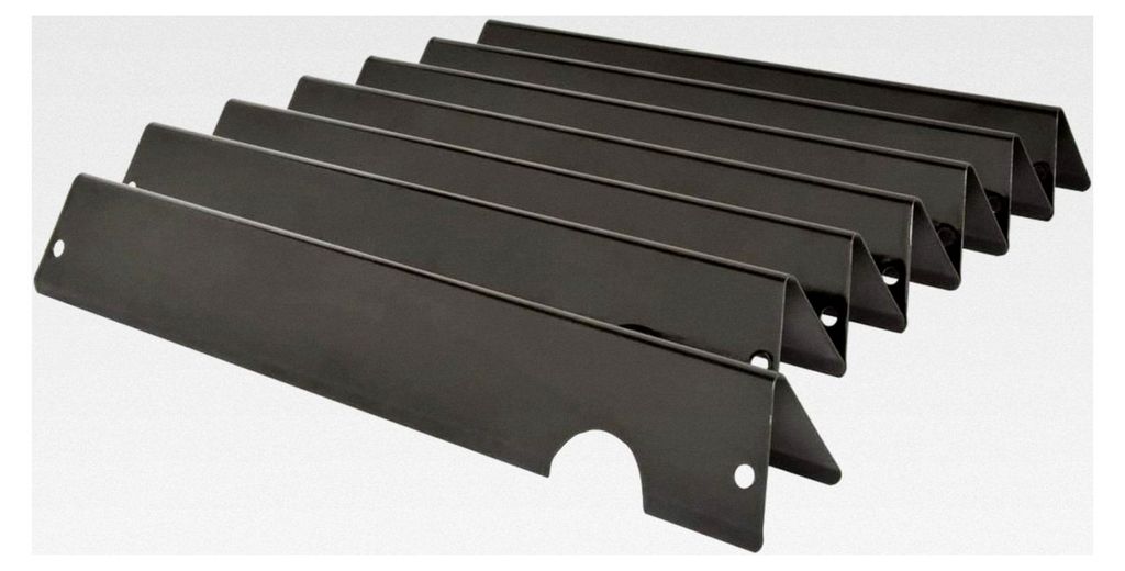 Porzellanstahl Aromaschienen Flavorizer Bars Flammenblech für Weber Genesis II/LX 400-Serie, Genesis II E/S410, E/S435, E/S415, E/S440 (2017 und n...