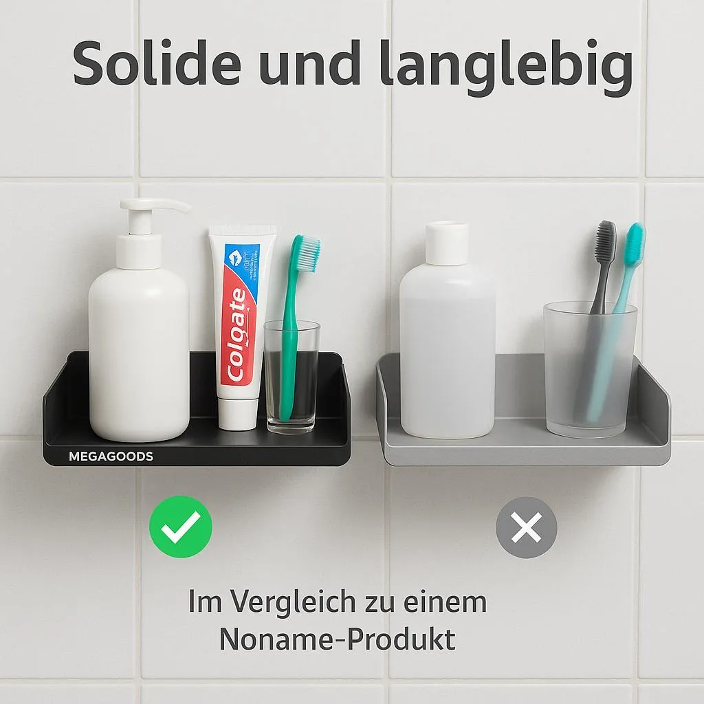 Serviteur de douche d'angle mural autocollant 2 unités pour salle de bain