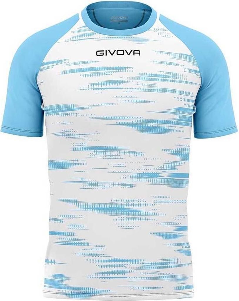 Sport-T-Shirt Givova Pixel White-Sky White