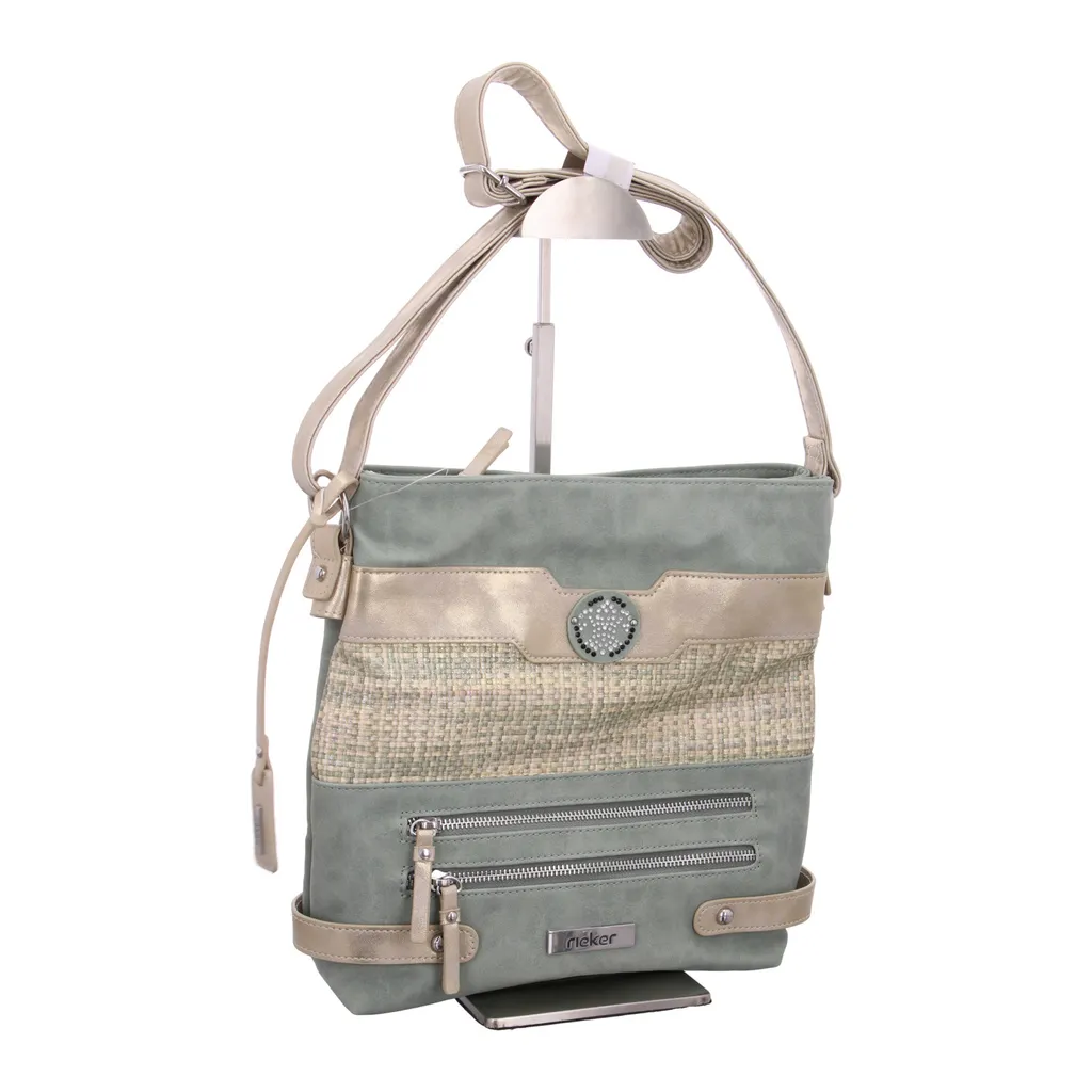 Sac à main vert Rieker pour femme format moyen élégant et moderne - 15
