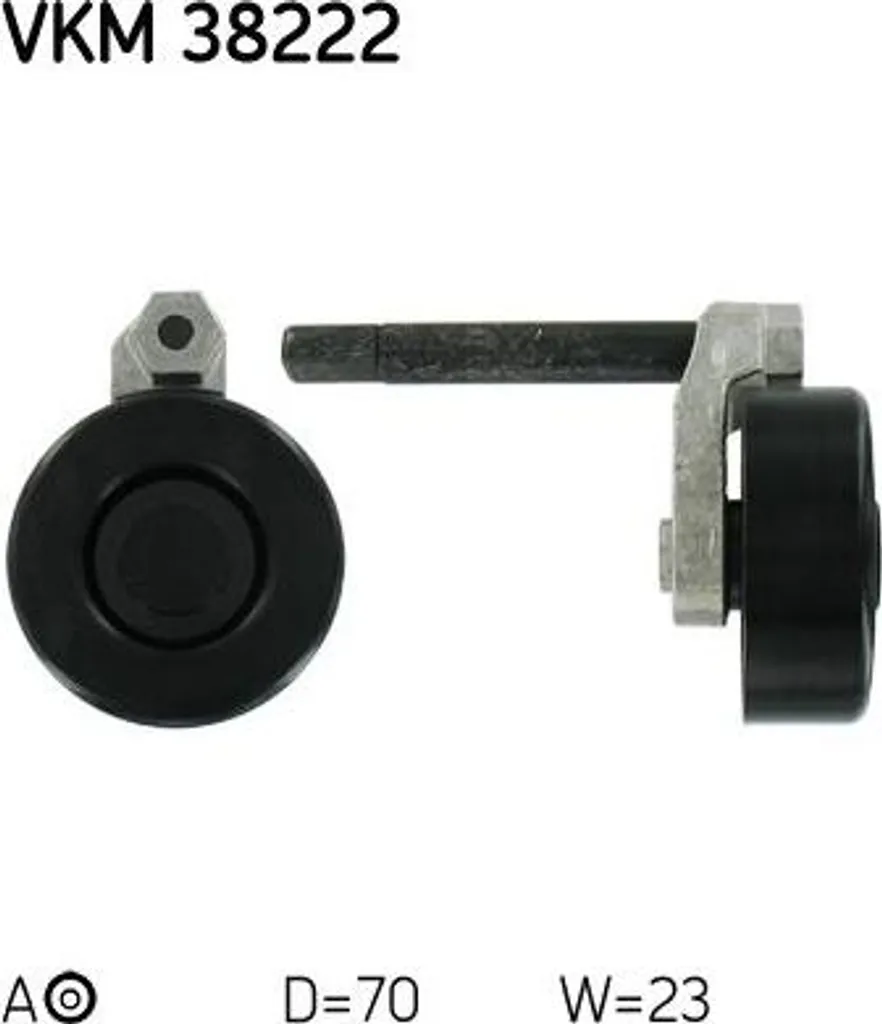 Tendeur de Courroie SKF VKM 38222 pour Entretien BMW E46 E39 - Fiabilité