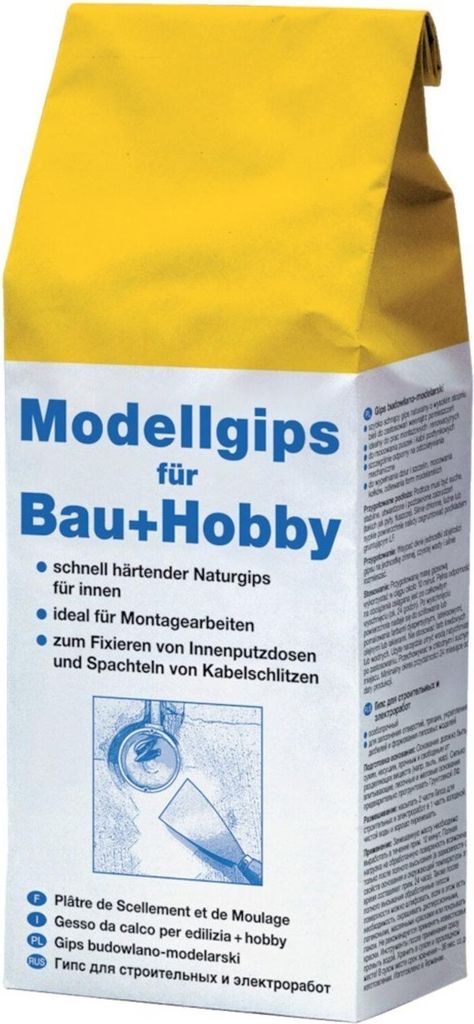 Modelářská sádra 5kg pytel pro stavebnictví a hobby Obrázek produktu 