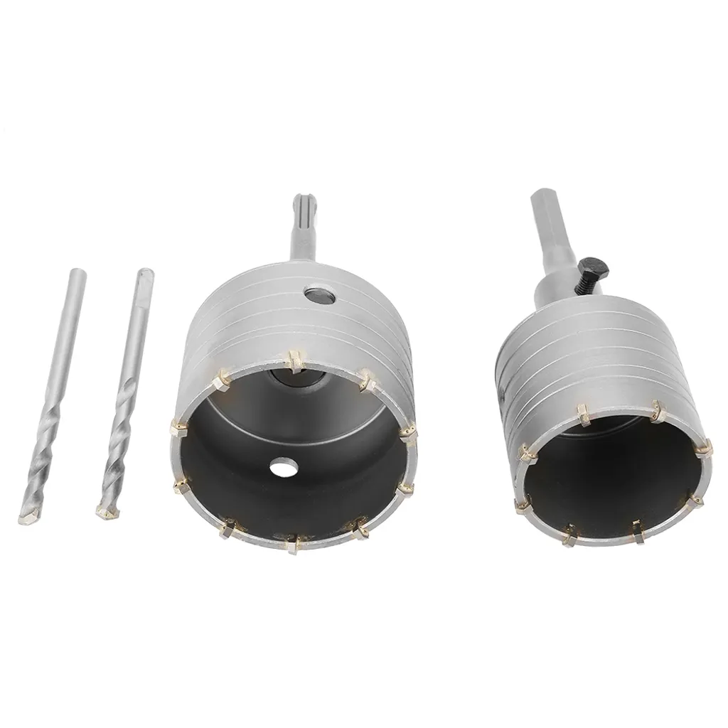Trépan Béton 80mm avec Adaptateur SDS Plus pour Perforation de Mur