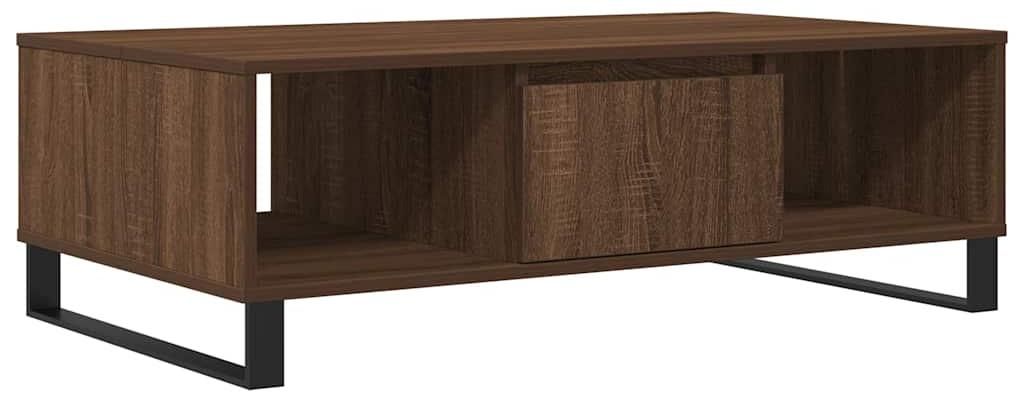 vidaXL Couchtisch Braun Eichen-Optik 104x60x35 cm Holzwerkstoff