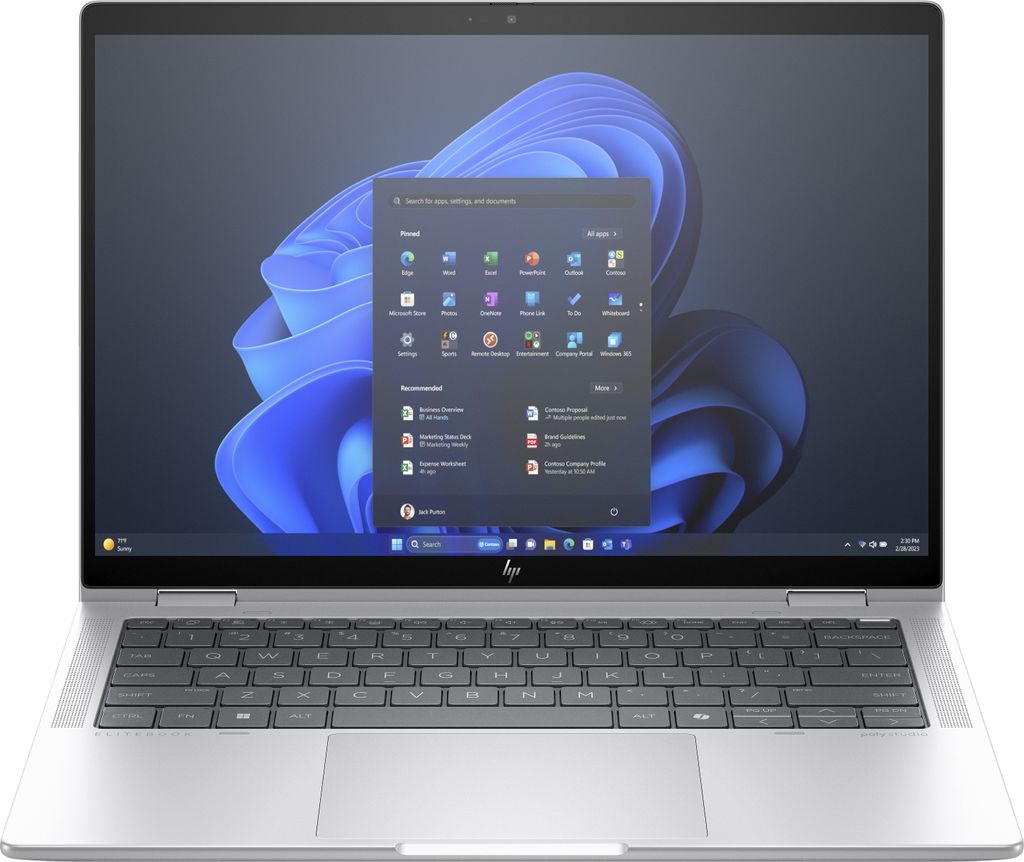 HP Elite x360 1040 G11 Notebook - Flip-Design - Intel Core Ultra 5 125H / 1.2 GHz - Win 11 Pro - Intel Arc Graphics - 32 GB RAM - 1 TB SSD NVMe - 3...