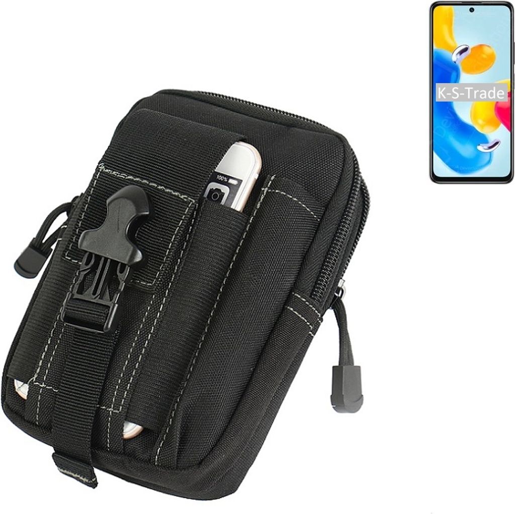 K-S-Trade Gürtel Tasche kompatibel mit Xiaomi Redmi Note 11S 5G Gürteltasche Holster Schutz Hülle Handy Hülle Smartphone outdoor Handy-Hülle