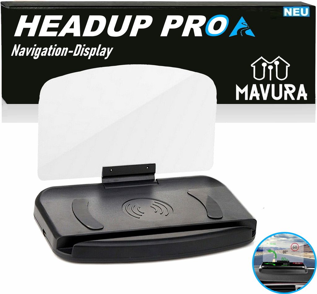 HEADUP PRO Head Up Navigation Display PKW Smartphone HUD Obrázek produktu 1