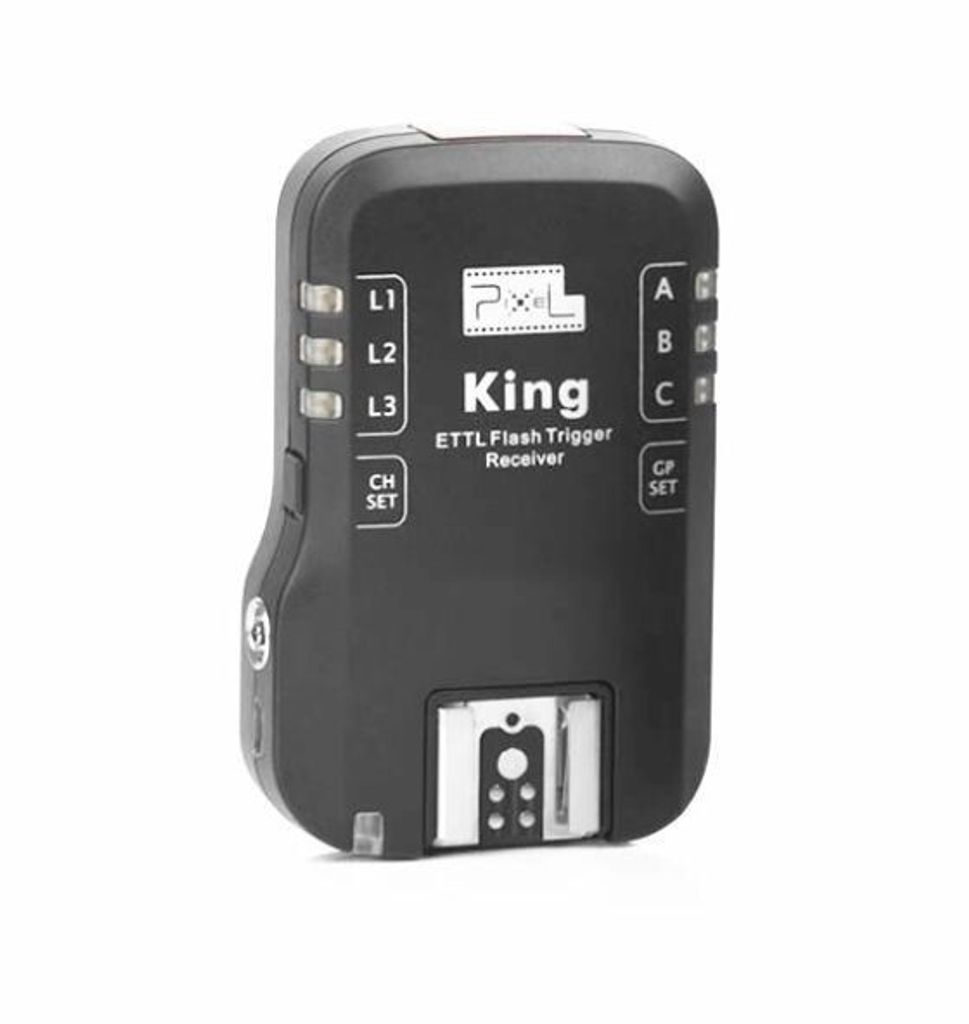 Pixel King Kabelloser E-TTL Blitzausloeser fuer Canon - nur extra Empfaenger