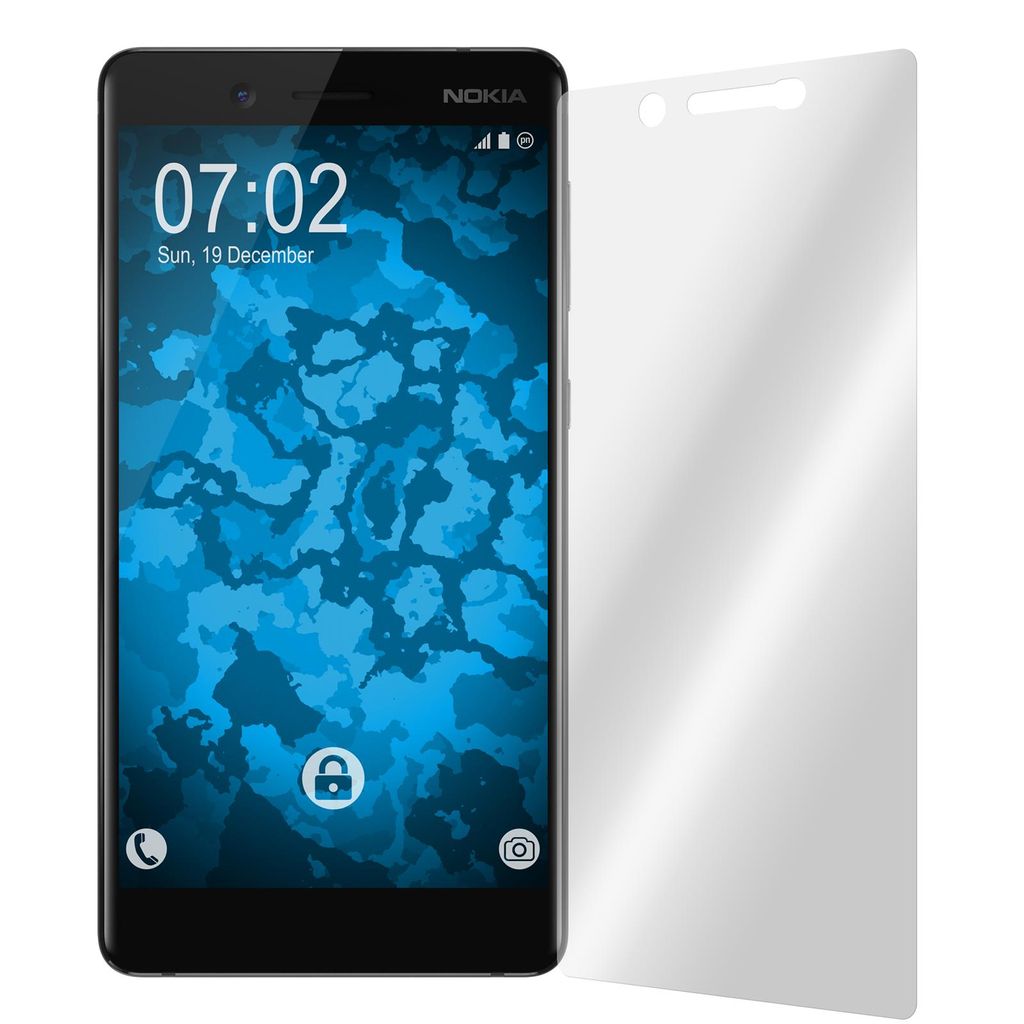 6er-Pack PhoneNatic Displayschutzfolien klar kompatibel mit Nokia 7