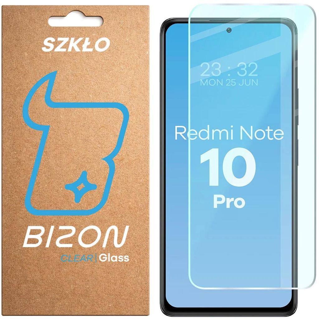 Gehärtetes Glas für Xiaomi Redmi Note 10 Pro, Bizon Glass Produktbild 