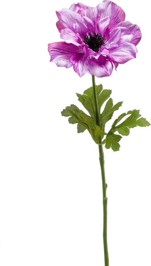 artplants.de Künstliche Anemone TAIKI, Flieder, 55cm - Kunst Anemone