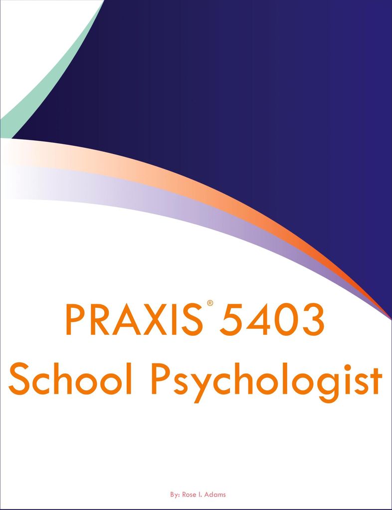 PRAXIS 5403 School Psychologist
