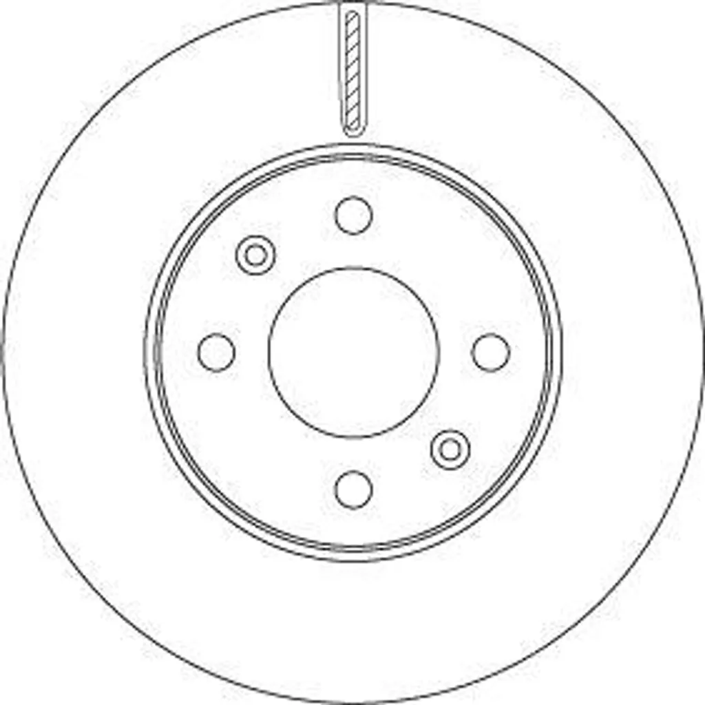 Disque de frein avant ventilé TRW pour Kia Rio et Hyundai i20 coupé