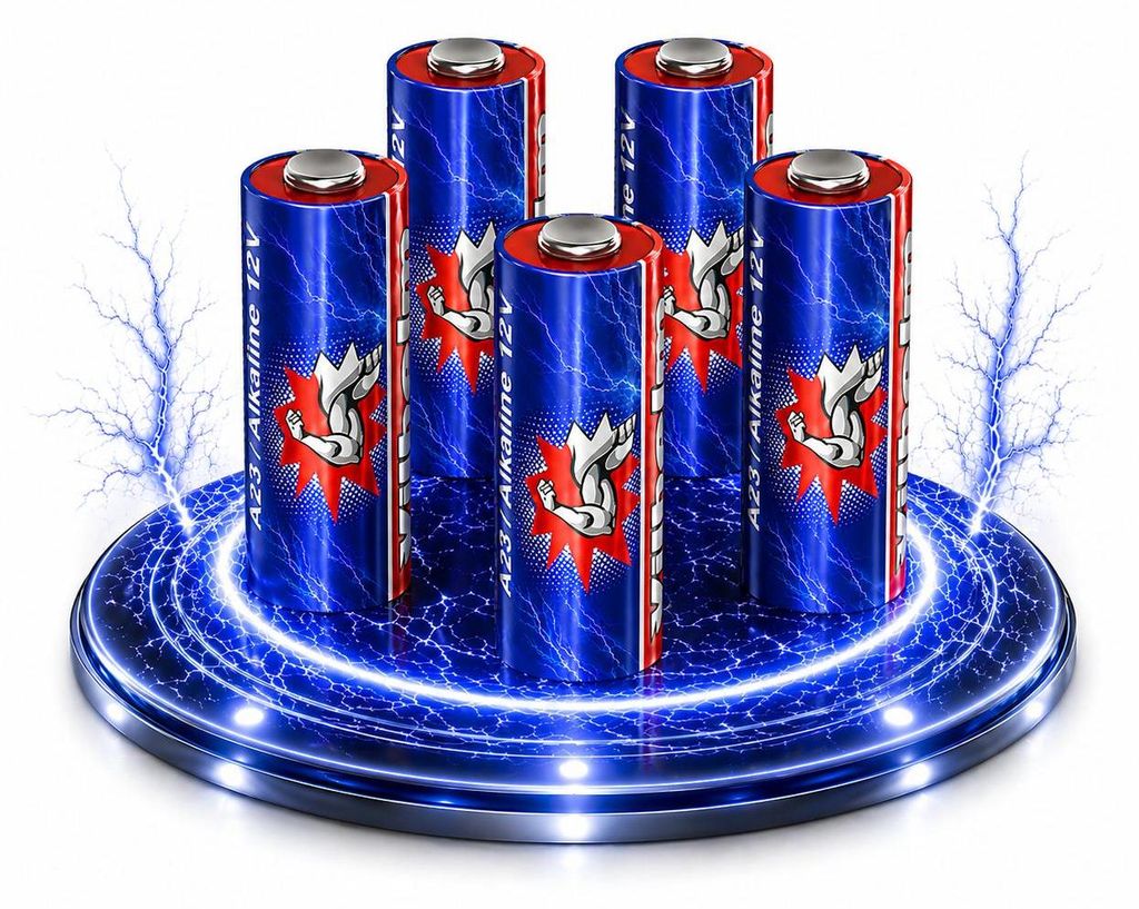 5 x Wilhelm A23 12V Wilhelm Alkaline Batterien MN21 V23GA 23A L1028 12 Volt 55 mAh