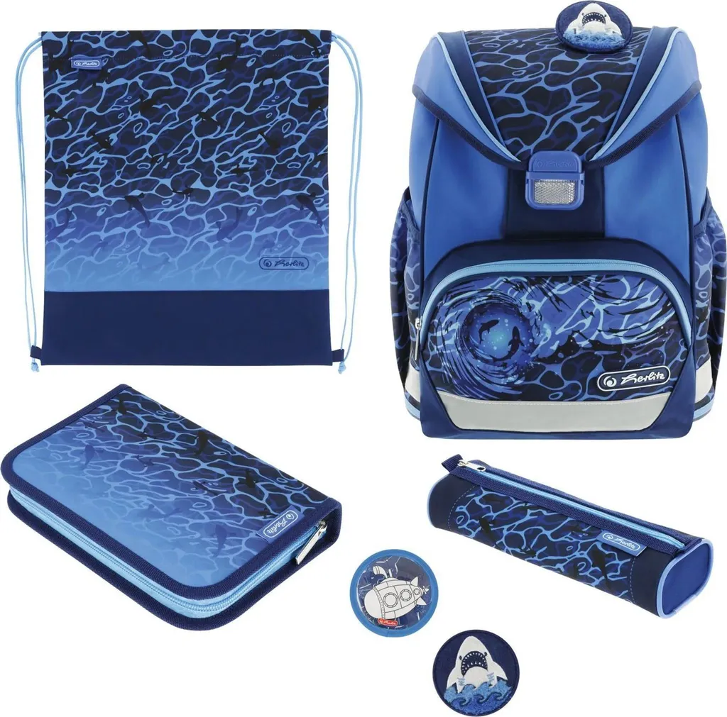 Offerta Set Scuola Herlitz UltraLight Plus Blue Shark 300001065