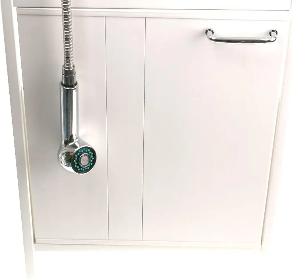 Ensemble Évier Complet 50x50 cm Idéal pour Optimiser une Petite Cuisine - 8