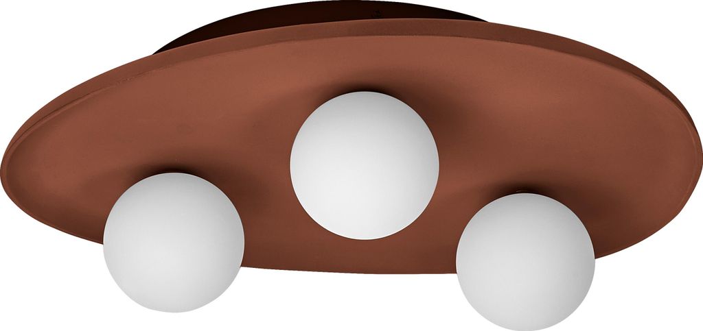 OSRAM Decor Clay Nest, Deckenleuchte, 3xG9, nicht dimmbar, IP20, Ton, braun
