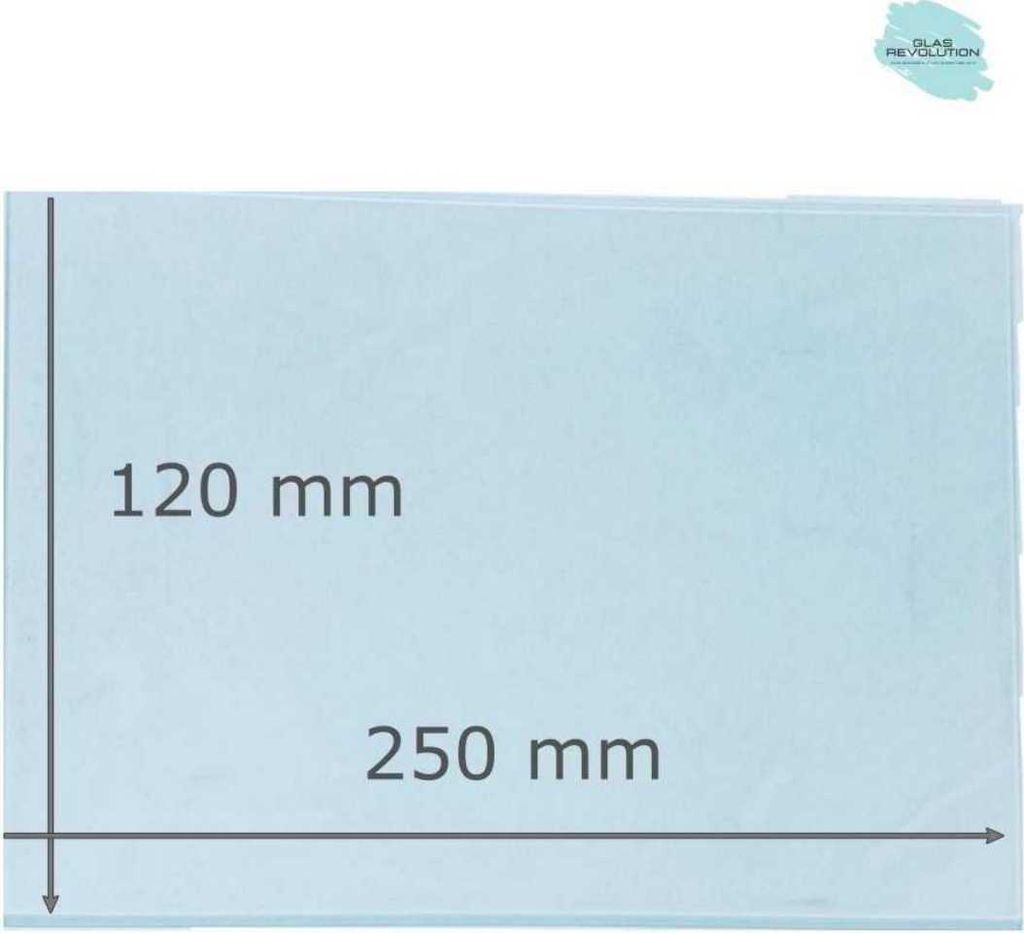 Glasplatte | Glasregal | Glasscheibe - satiniertes Glas - 4 mm Stärke - (144,35 EUR / qm - Mindestbfl. 0,25 qm - Kantenb 5,35 EUR / lfm.) - Viele ...