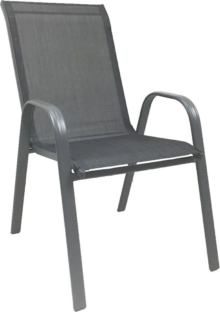 Krzesło ogrodowe MAJORKA 55 x 65 x 90 cm szare Zdjęcie produktu 