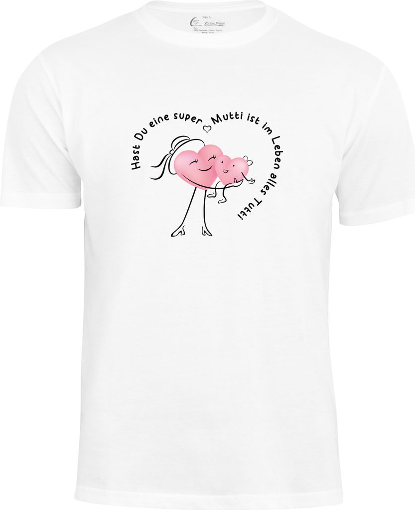 Cotton Prime T-Shirt Super Mutti M weiss