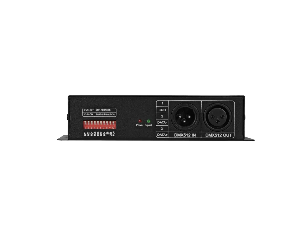 Décodeur DMX 4 canaux EUROLITE RGBW compact pour installation ruban