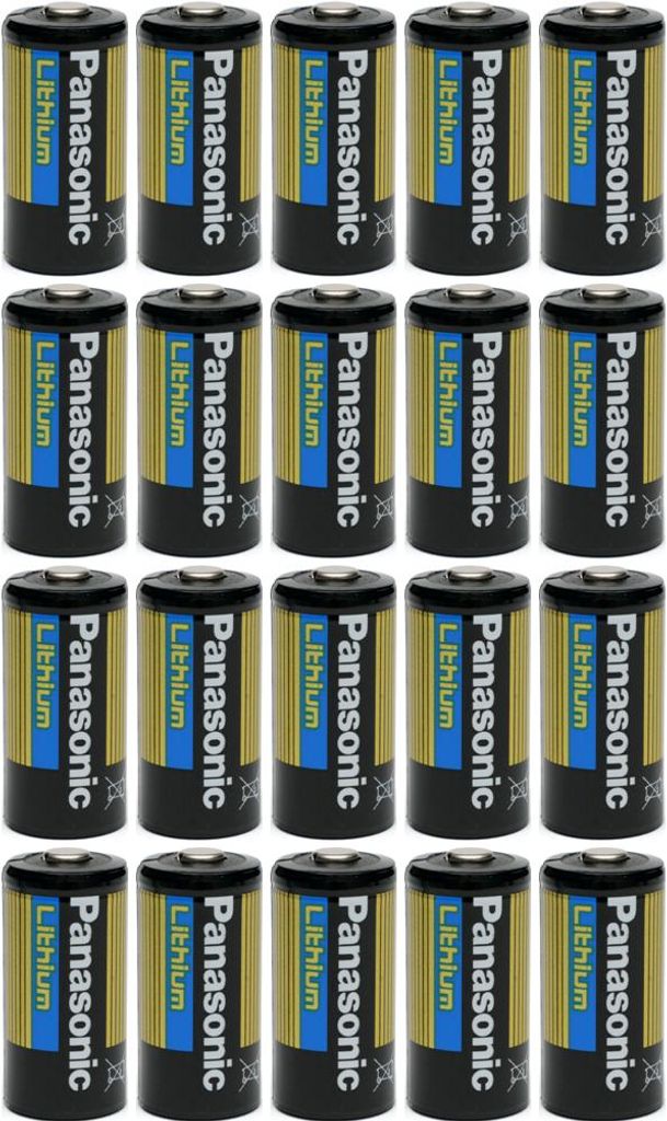 kraftmax 20er Pack CR123 Batterie CR123A Lithium Hochleistungs 