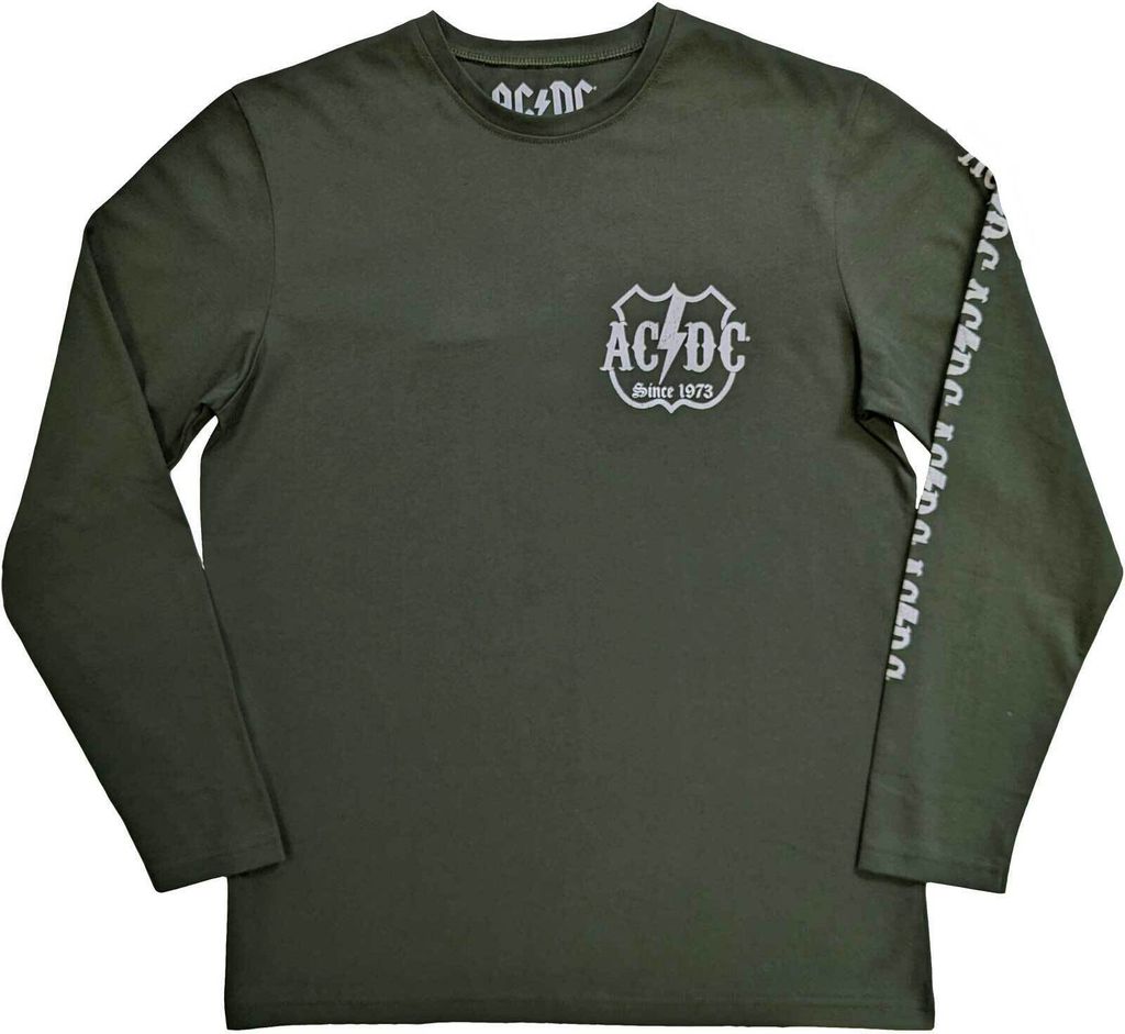 AC/DC - "Rock Or Bust" T-Shirt für Herren/Damen Uni Langärmlig RO8638 (L) (Grün)