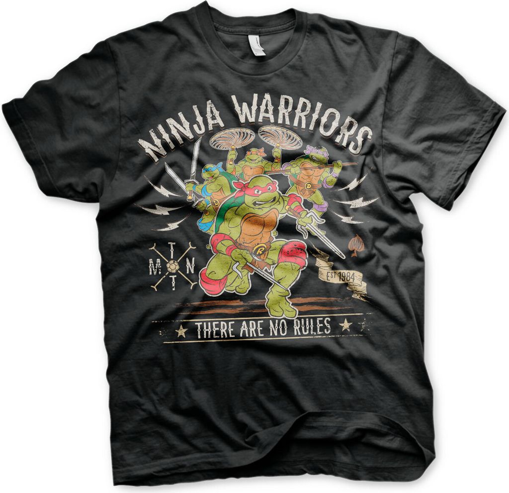Ninja Warriors - No Rules T-Shirt - Medium - Black