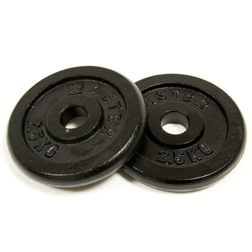 Pesi in ghisa 2 x 2,5 kg MASTER Immagine del prodotto 
