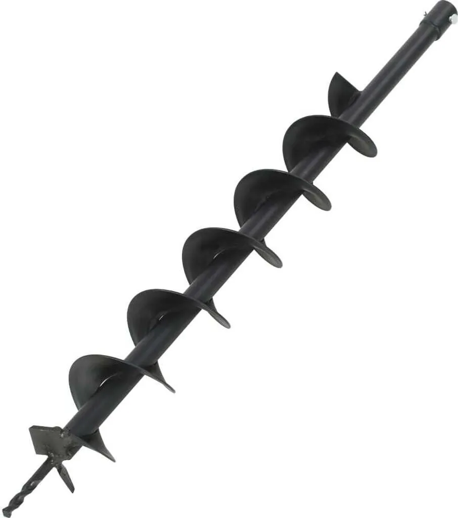 Creusez sans effort avec la tarière acier 100 mm pour sols durs de jardin
