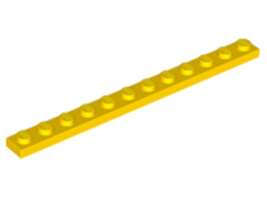 Lego 1x12 Platten 60479 - 50 Stück Gelb