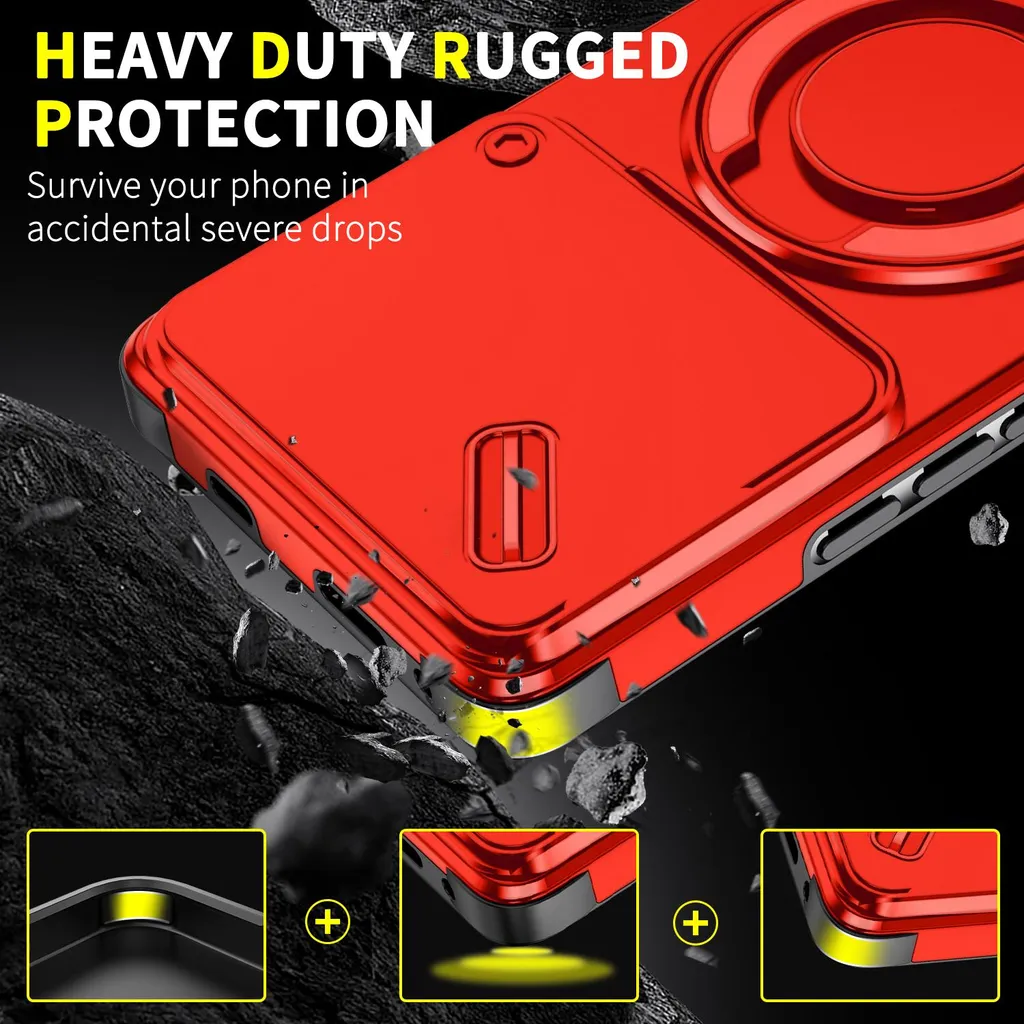 Custodia Rossa Infinix Note 40 Pro: Stile Urban e Sicurezza Pro - 7
