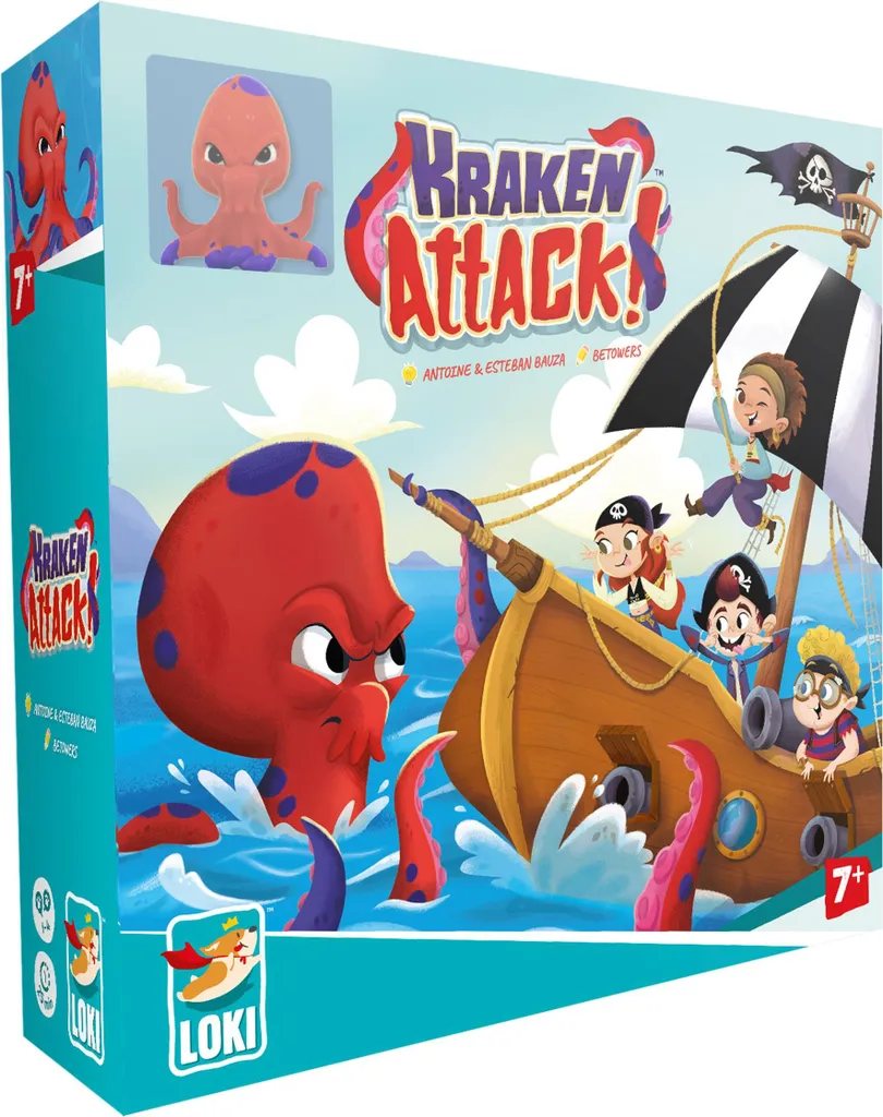 Jeu Attaque du Kraken ! : Plateau interactif et coopératif dès 7 ans