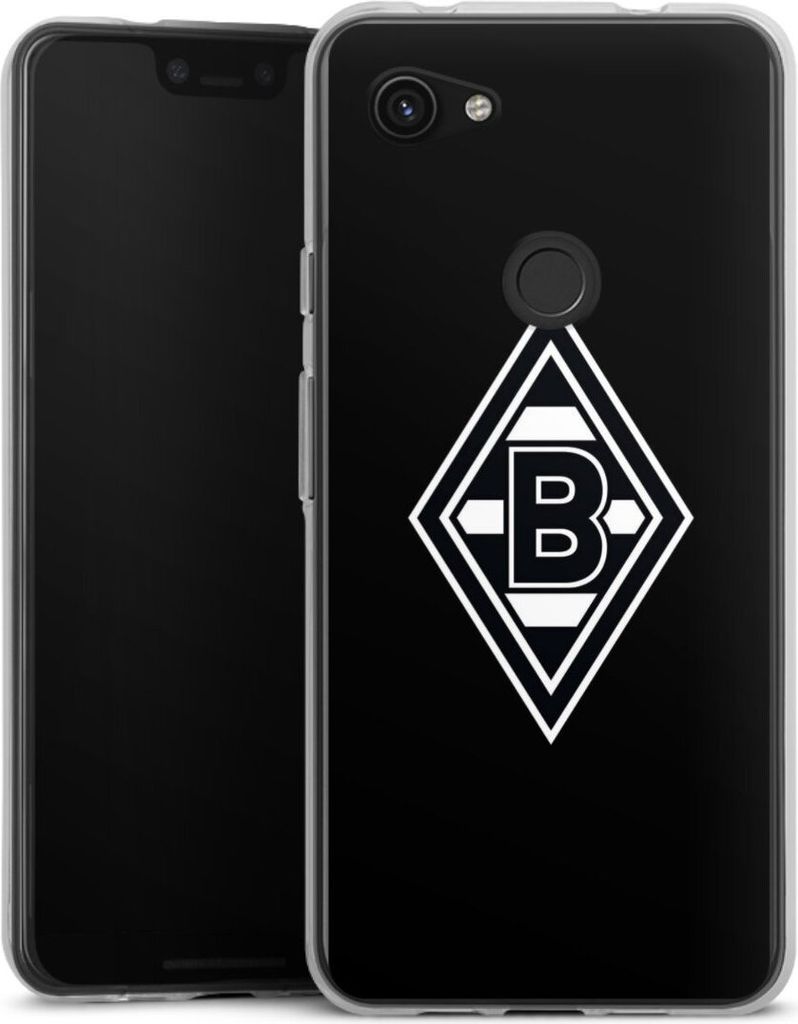 DeinDesign Handyhülle für Google Pixel 3a XL Silikon Hülle Case Smartphone Schutzhülle Borussia Mönchengladbach Gladbach Wappen