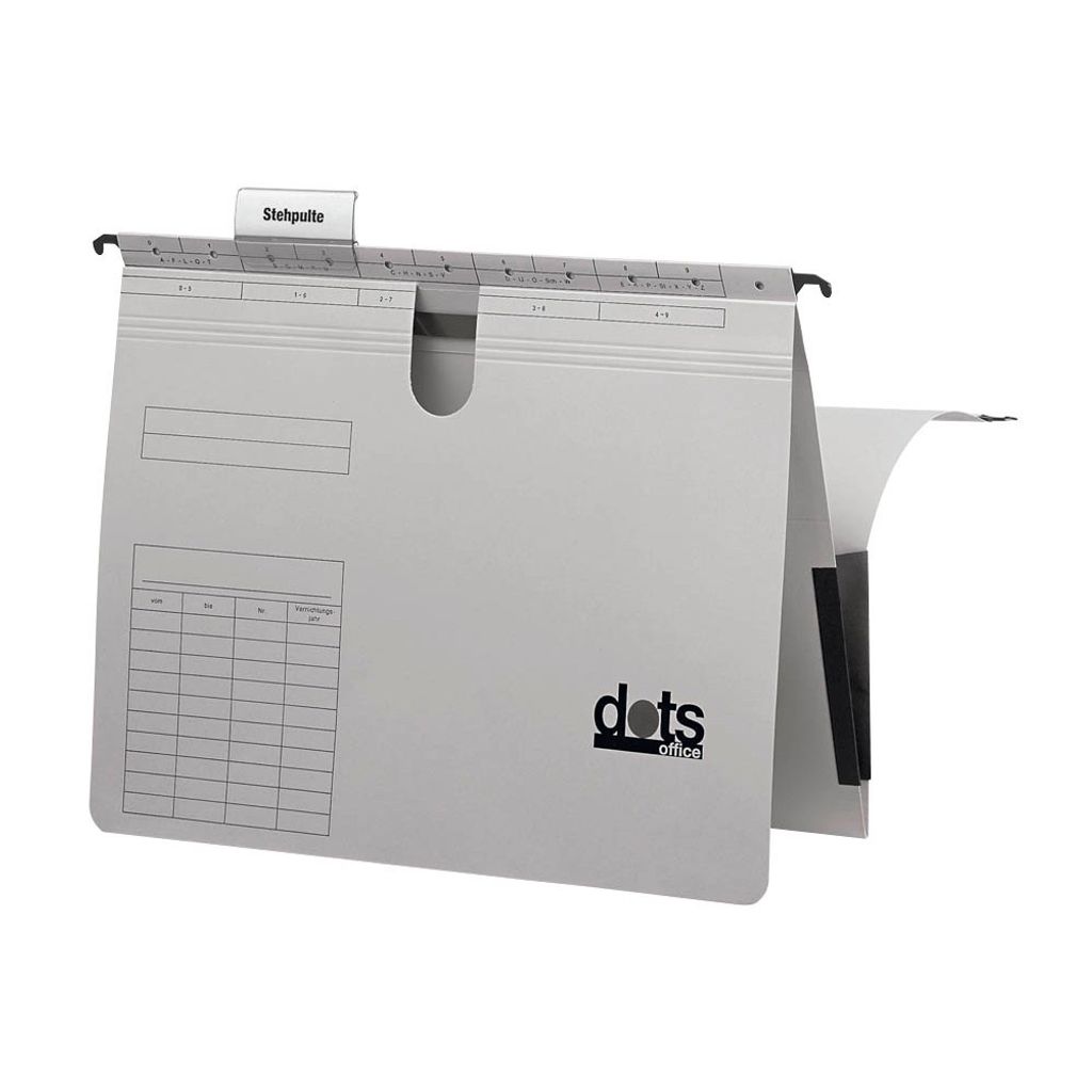 25 dots Taschenhefter Karton lichtgrau 1 x kaufmännische Produktbild 